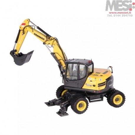 YANMAR B110W - Escavatore Gommato - 1:50 - NZG - 974